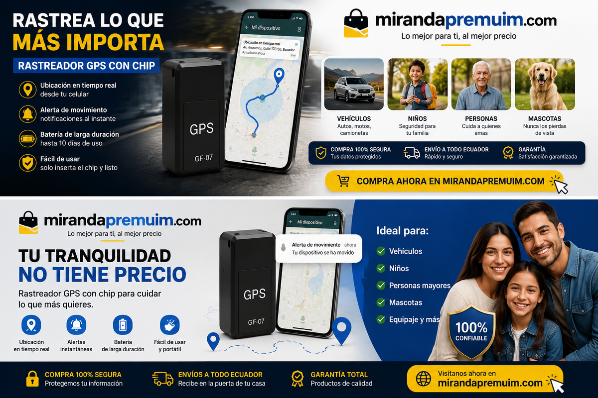 RASTREADOR GPS GF-07 CON CHIP – LOCALIZACIÓN DESDE TU CELULAR